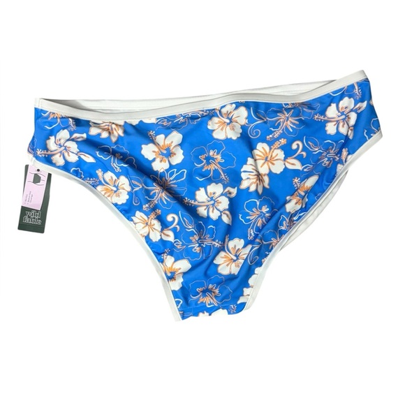 Wild Fable Blue Floral Bikini Bottom - Size 1X (NWT) - Picture 2 of 5